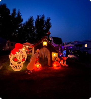 Halloween weekend in the summer season